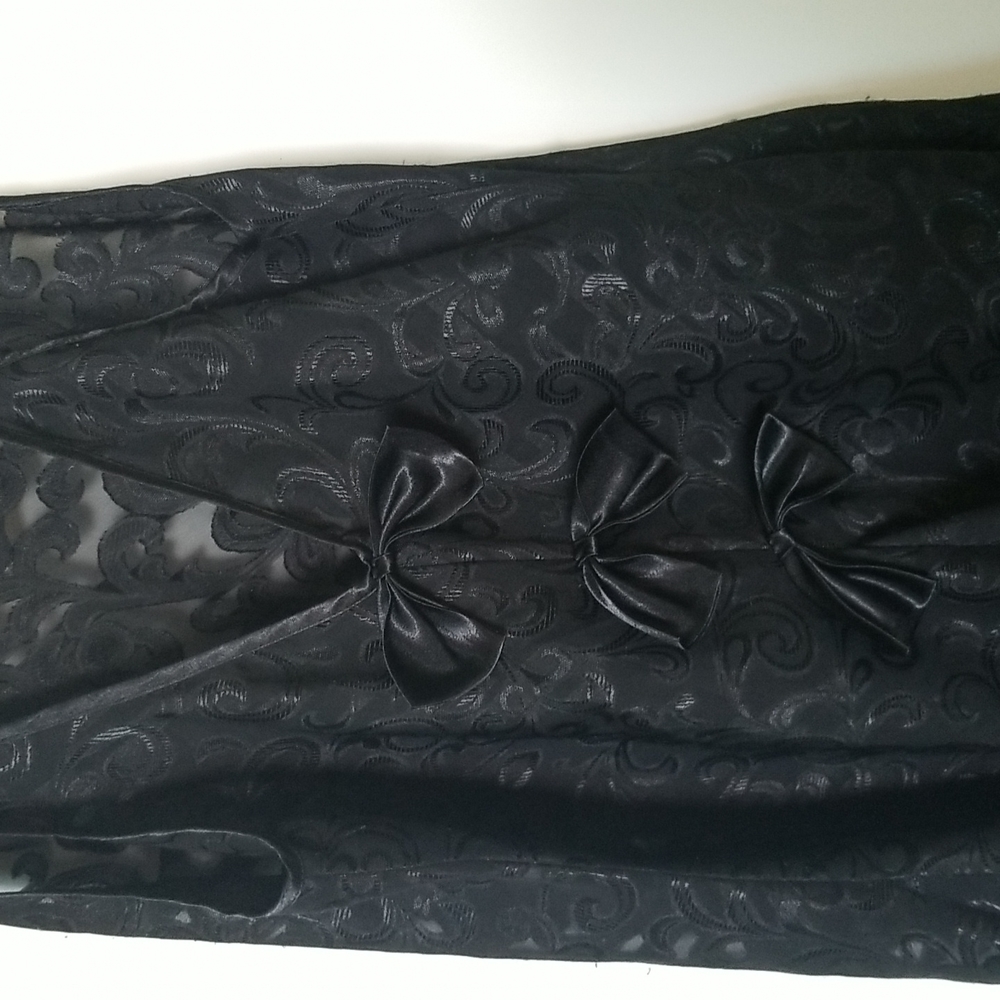 Frederick's of Hollywood Black Lace Slip Size L - Picture 2 of 14